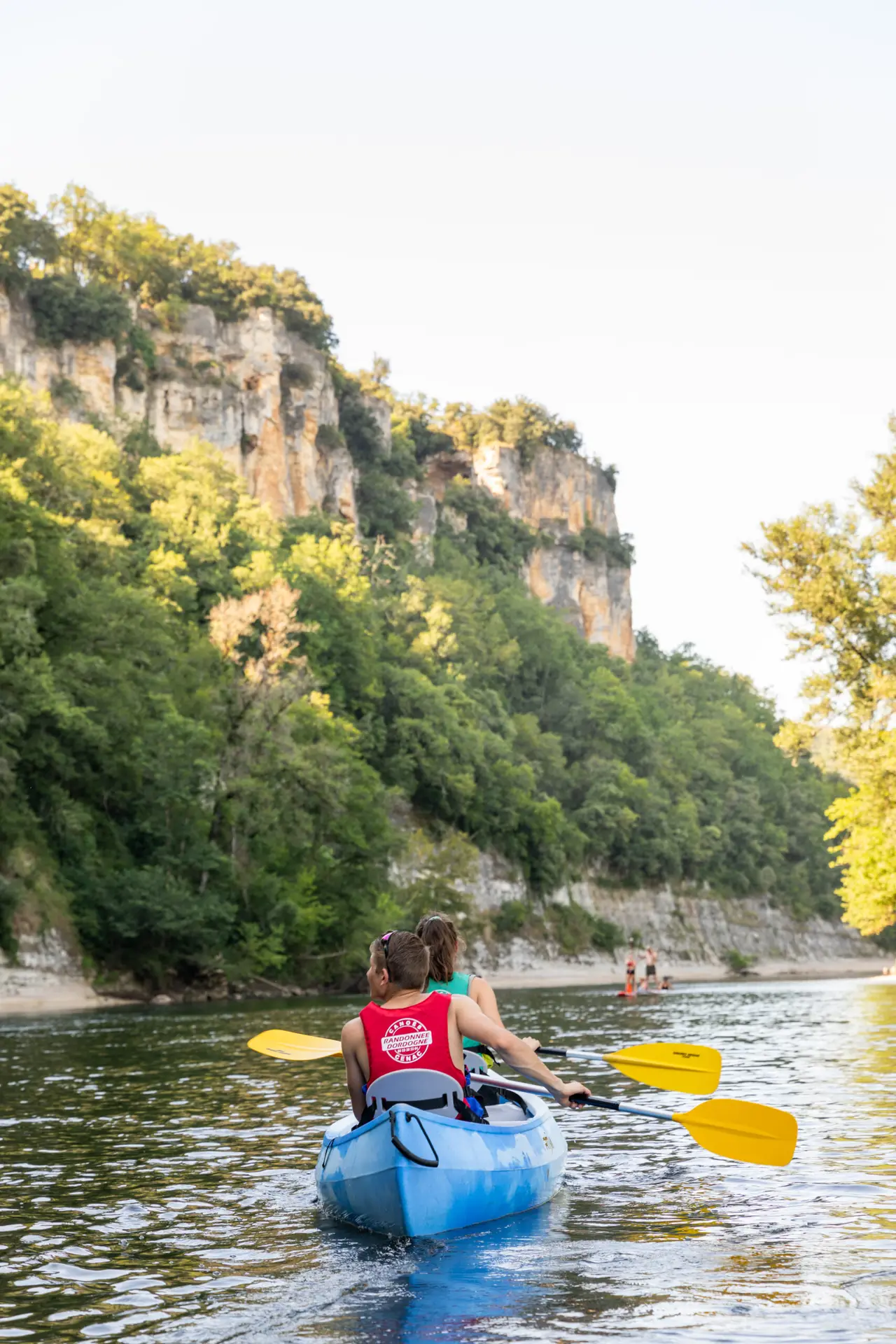 location canoe dordogne Parcours des falaises avec canoe randonnée dordogne