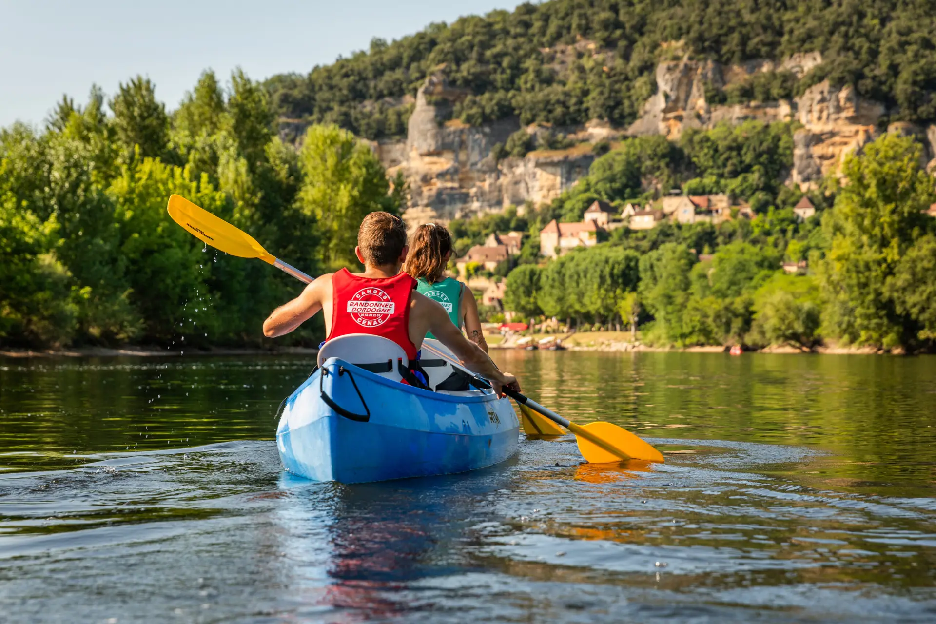 Canoe sur Parcours des falises de Canoe rando dordogne